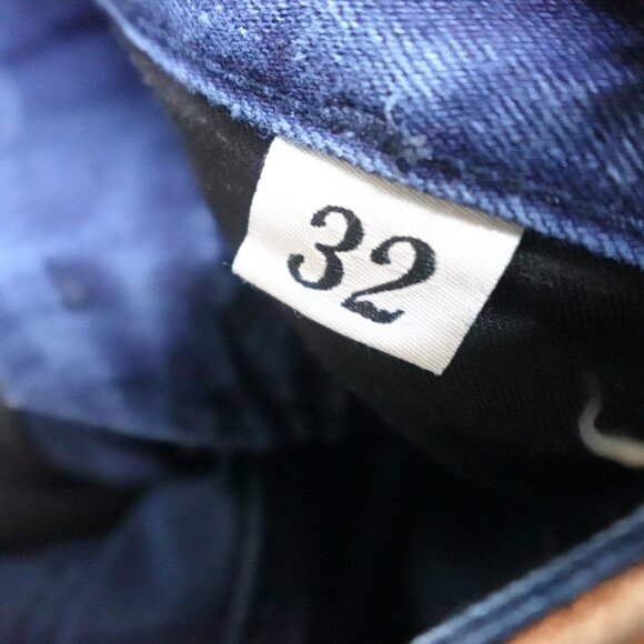 Railcar Jeans 32 x 33 Blue Raw White Line Selvedge Made in USA - Picture 12 of 13